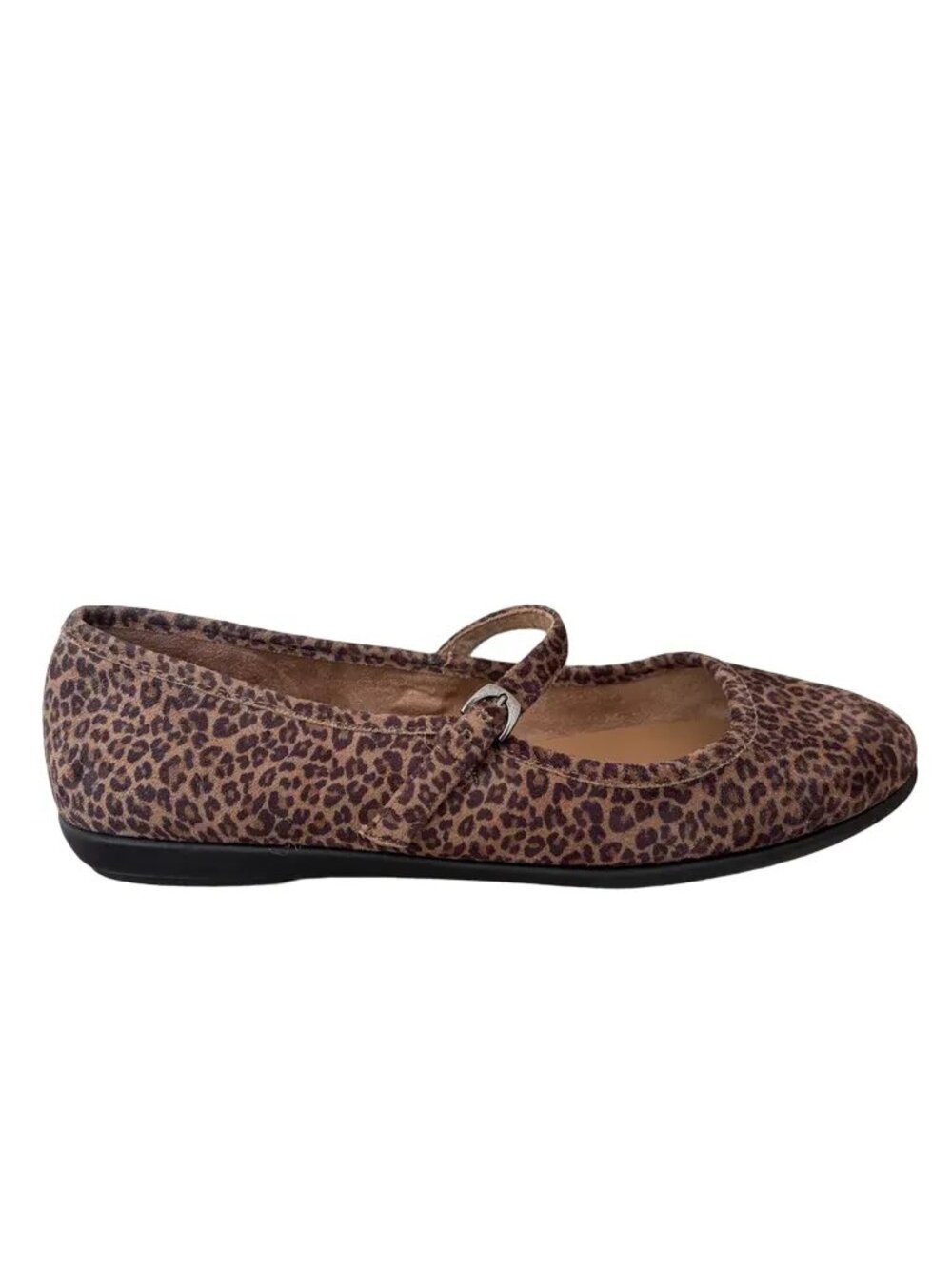 NEW AEROSOLES Baylee Leopard Print Mary Jane Flats in Brown  SZ 9